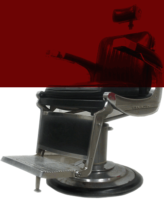 Kappersstoel van Kapsalon Utopia